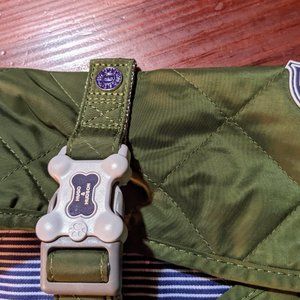 Hugo & Hudson Bottle Green Quilted Dog Jacket  (M - 48)